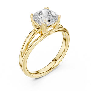 แหวนหมั้นเพชรทรงคุชชั่น 2.00 กะรัต ทองคำขาว 14K สำหรับผู้หญิง ได้รับการรับรองจาก IGI เพชรเพาะเลี้ยงในห้องปฏิบัติการ เหมาะสำหรับวันครบรอบแต่งงาน - Product Image 3