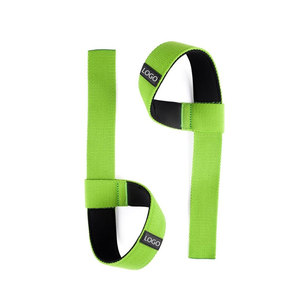 Sangles de musculation antidérapantes 2026 Nouveau design Taille personnalisée Couleur unie Tissu léger Sangles de musculation - Product Image 1