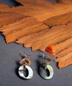 Dernières créations de boucles d'oreilles en corne de buffle pour femmes, nouveaux bijoux à la mode pour les acheteurs en gros d'Inde - Product Image 2