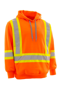 Sudadera con Capucha de Alta Visibilidad para Invierno, Personalizada, de Microfibra Antibacteriana, Ropa de Trabajo para Hombre, Construcción de Carreteras, Alta Reflectividad, Certificación EEC - Product Image 3