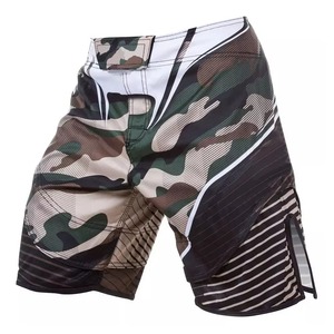 Pantalones cortos de MMA para hombre, con estampado, cintura elástica, para entrenamiento en gimnasio, kickboxing, ligeros, de secado rápido, coloridos, para artes marciales mixtas. - Product Image 1