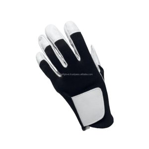 SCS036 Guantes de conducción de cuero de piel de oveja genuina de ajuste personalizado Deportes de invierno de alta calidad Viajes casuales diarios al aire libre-Suave liso - Product Image 1