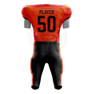 Uniforme de football américain pour activités de plein air, tissu doux au toucher, qualité durable pour les séances d'entraînement et les matchs de compétition - Product Image 3