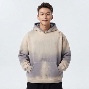 Sweat à capuche oversize personnalisé avec logo, en molleton épais, épaules tombantes, poche kangourou, unisexe, streetwear, sweats à capuche vierges - Product Image 6