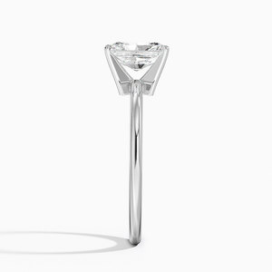 Anillo BOJ 091 con Corte Radiante, Plata 925, Engaste de Puntas con Halo, Anillo Solitario con Diamante de 2ct, Color D, VVS1, Moissanita, Certificado GRA - Product Image 3