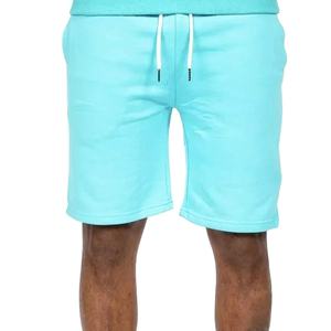 Short de survêtement en molleton à taille élastique pour hommes, demi-pantalon pour la course à pied, le jogging, motif solide, service OEM de Sialkot Pakistan - Product Image 1