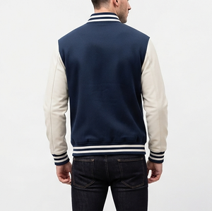 Modern Fit Sports Varsity Jacket For Men's Clothing Manufacturing Custom Services Durable Fabric jacket for men men's jackets - Product Image 2