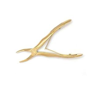 ชุดคีมถอนฟันเด็ก สแตนเลสสตีล ใช้ซ้ำได้ ชุบทอง ยี่ห้อ Shuja Surgico - Product Image 1