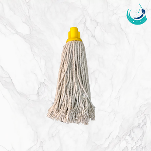 KSR High Quality Cotton White Yarn Socket <b>Mop</b> Heads with Four Colour Clip Holder for Floor <b>Cleaning</b> System Cut End - Product Image 4