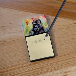 New Gorilla Self-Sticky <b>Note</b> Pads Dispenser Refillable <b>Card</b> & <b>Note</b> <b>Holder</b> Blank Memo Pads Desk Accessory - Product Image 2