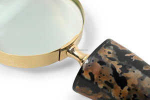 Loupe à poignée en corne de vache et de buffle, article de décoration unique à prix abordable - Product Image 2