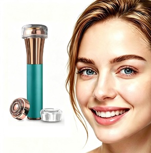 Portable Painless <b>Electric</b> Face Hair <b>Remover</b> Mini Trimmer For Ladies Upper Lip Peach Fuzz Nose Eyebrow Fine Hair <b>Remover</b> - Product Image 6