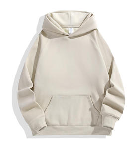 เสื้อฮู้ดผู้ชาย สีพื้น ผ้าฝ้ายเฟรนช์เทอร์รี่ สไตล์ลำลอง ใส่ได้ในฤดูใบไม้ร่วง มีกระเป๋า ดีไซน์เรียบง่าย ทรงปกติ - Product Image 5