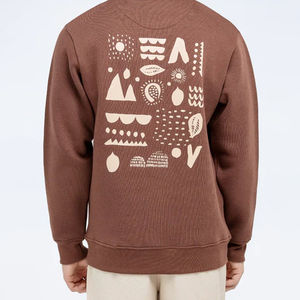 Sudadera de Forro Polar para Hombre, de Alta Calidad, con Logotipo Personalizado, Cuello Redondo, Anti-Pilling, Diseño Moderno 2025, Precios Económicos - Product Image 5