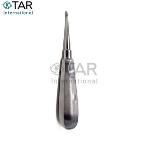 Élévateur dentaire à pointe spatulée ELE 0063 pour extraction de racine molaire, instrument chirurgical en acier inoxydable à manche creux pour implant médical - Product Image 2