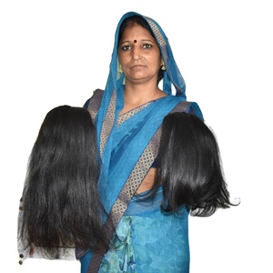 Extensions de cheveux humains Remy indiens vierges noirs, 100% cuticules alignées, double trame, lisses et ondulés, qualité supérieure - Product Image 5