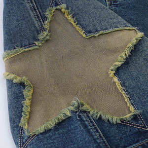 Shorts en jean stretch taille mi-haute pour femme, coupe ajustée, décontracté d'été, 100% coton, séchage rapide, respirant, délavage moyen, livraison rapide, vente en gros - Product Image 6