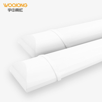 WOOJONG 40W LED Batten Light Design Industriel 3000K 6500K CCT Fixe Ultra-Mince Plaque Large pour Éclairage de Bureau et Commercial