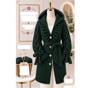 Pulls 100% acrylique ou coton, calibre 12, pour femmes, très tendance, style décontracté, pour la saison hivernale, fournisseur du Bangladesh. - Product Image 2