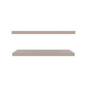 Estante flotante Dallas Taupe para pared de salón y estante de exhibición - Product Image 2