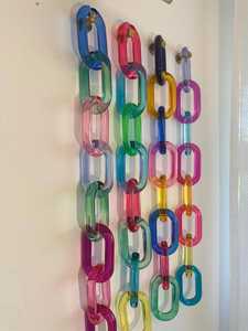 โซ่เชื่อมต่อเรซิ่นตกแต่งสำหรับโต๊ะกาแฟในห้องนั่งเล่นและตกแต่งทางเข้าบ้าน ราคาประหยัด ตกแต่งภายในได้อย่างมีสไตล์ - Product Image 4