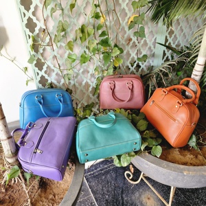 Bolso de mano de cuero genuino Multicolor para mujer, bolso cruzado con asa superior para mujer, bolso de mano para mujer - Product Image 3