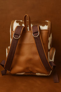 Sac à dos en cuir au design moderne et tendance, sac à dos de voyage et de bureau, design de rangement spacieux, sac à dos en cuir - Product Image 2