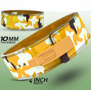 Cinturón de Levantamiento de Pesas con Palanca, Cuero Resistente, Palanca de Acero de Alta Resistencia, Soporte Seguro para la Cintura - Product Image 5