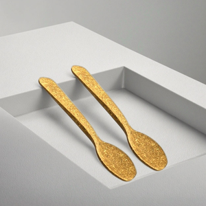 Cuillères biodégradables en coque de riz, vaisselle jetable écologique et compostable pour les repas et la restauration - Product Image 5