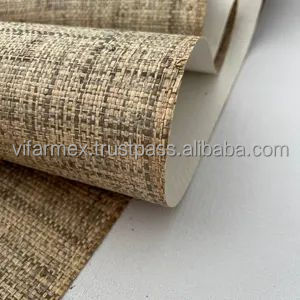 Revestimiento de Pared Autoadhesivo Impermeable de Rafia/Tela de Hierba Hecho a Mano, Moderno, para Decoración del Hogar, Sala de Estar y Dormitorio - Product Image 6