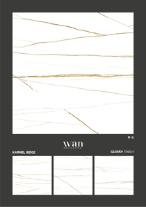 Azulejos de Porcelana Estatuario Brillante de 600x600 mm, Aspecto de Mármol Advik Rose, Azulejos Vitrificados Antideslizantes, Resistentes a los Ácidos y al Desgaste - Product Image 5