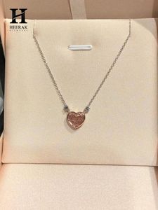 Elegant Heart Motif Necklace, <b>Solid</b> <b>Gold</b> Fine Jewelry for Retail, Handcrafted by Heerak Diamonds - Product Image 4