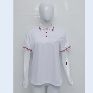 Camiseta Polo Blanca Lisa para Hombre, de Algodón, Manga Corta, Casual, Transpirable, Verano, Corte Clásico Minimalista, Camiseta de Golf, Camisetas Polo al por Mayor - Product Image 1