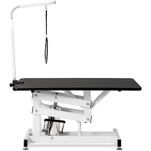 Tavolo da Toelettatura per Animali Domestici di Piccola Taglia con Sollevamento Idraulico Z-Lift di Grandi Dimensioni e Alta Resistenza - Product Image 1