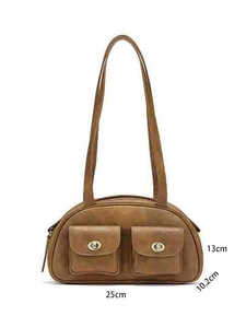 2026 New Genuine Cowhide Leather Lady Candy Women's Leather <b>Tote</b> Bags High Quality Casual Fashion Waterproof Hook Loop Closure - Product Image 6