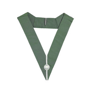 ปลอกคอเครื่องราชอิสริยาภรณ์มาสเตอร์เมสัน ปลอกคอเครื่องราชอิสริยาภรณ์ซีเนียร์เวอร์แดน ปลอกคอเครื่องราชอิสริยาภรณ์จูเนียร์เวอร์แดน พร้อมขอบสีทอง - Product Image 6