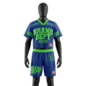 soft polyester mesh <b>shorts</b> set breathable cream with red striped panels transfer stitched <b>patch</b> logo custom for <b>men's</b> set - Product Image 5