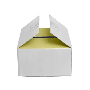 Custom Corrugated Cardboard Boxes Matt Laminated Varnished Stamped Embossed For Gift Craft Recyclable Customizable Shape