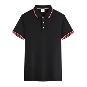 Uniformes de Polo con Logotipo Personalizado, Manga Corta, Corte Ajustado, Ropa de Trabajo de Verano, Uniforme de Camarero de Restaurante Europeo de Alta Calidad - Product Image 1