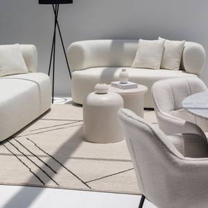 ชุดโต๊ะกาแฟไมโครคอนกรีตสีขาวนวล Vandana Astra Terra จำนวน 2 ชิ้น สำหรับตกแต่งบ้านสไตล์โมเดิร์น - Product Image 3