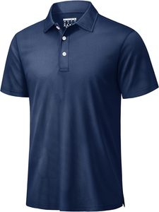 เสื้อโปโลโพลีเอสเตอร์ผู้ชาย 100% ผ้าตาข่ายน้ำหนักเบา ระบายอากาศได้ดี ป้องกันการเกิดขุย เหมาะสำหรับใส่ลำลอง ธุรกิจ กีฬา ผลิตจากโรงงาน - Product Image 3