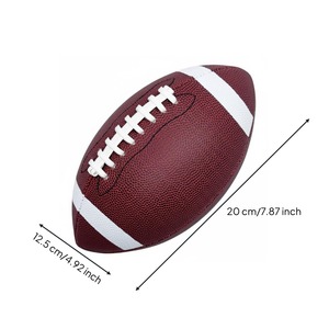 ลูกฟุตบอลอเมริกัน ขนาด 20 ซม. อุปกรณ์ฝึกซ้อมที่ทนทานสำหรับการฝึกซ้อมฟุตบอล - Product Image 1