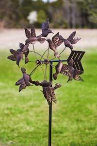 Moulins à vent cinétiques décoratifs en métal pour l'extérieur, pour la cour et le jardin - Product Image 5