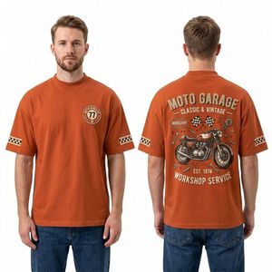 T-shirt pour homme en coton peigné, abstrait et pastel, doux au toucher, de haute qualité, coupe ample, épaules tombantes, respirant, pour l'été - Product Image 2