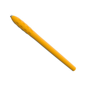 Manche de miroir dentaire en silicone texturé orange, outil buccal de haute précision, manche de diagnostic manuel à filetage universel, fabriqué au Pakistan - Product Image 6