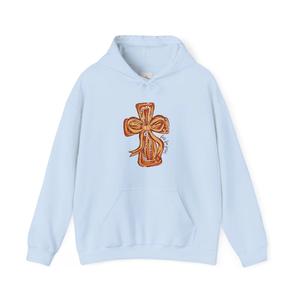 Sweat à capuche unisexe inspirant avec motif croix, cadeau inspirant pour hommes - Product Image 5