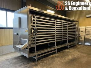 อุโมงค์แช่แข็งอุตสาหกรรมพร้อมมอเตอร์ |   การแปรรูปแบบ IQF 380V 180kW กำลังการผลิต 4000 กก./ชม. - Product Image 5