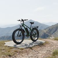 OBX 1000W 15AH Vélo Électrique à Double Suspension avec Affichage Numérique, Moteur Sans Balais, Charge Rapide, Batterie Amovible, Certifié CE, Pneus Larges