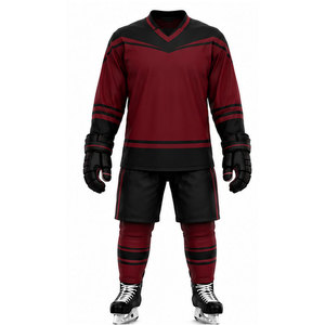 Tenue de hockey sur glace pour homme – Design uni, tissu doux, léger et confortable – Style simple pour équipe - Product Image 1