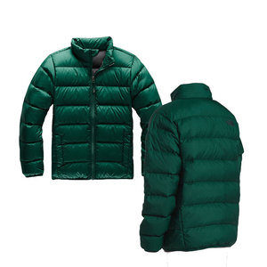 2025 Premium Quality Men's Winter <b>Jacket</b> Custom Logo Printed Nylon Puffer with Solid Pattern Zipper - Product Image 6